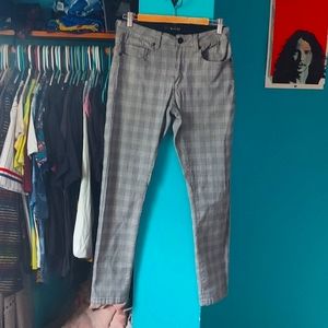 Fried Denim Men's Plaid Dress Pants
